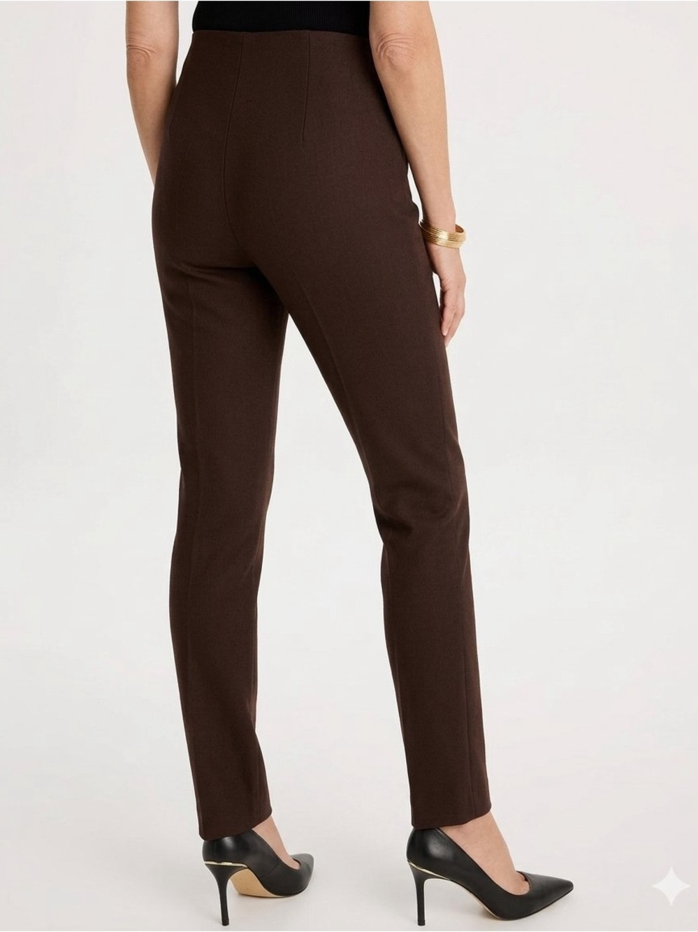 Chico's knit Pants in Chocolate Brown - Picture 4 of 4